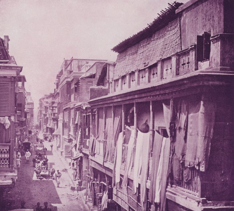 Burra Bazaar, Kalkutta von English Photographer