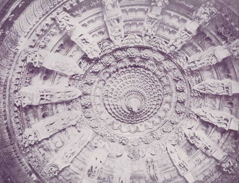 Geschnitzte Decke, Jain-Tempel, Mount Abu von English Photographer