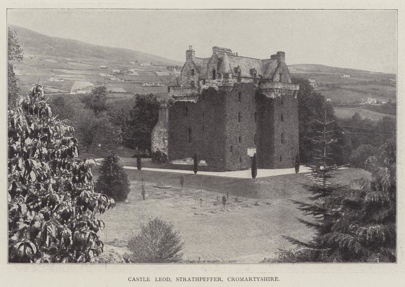 Castle Leod, Strathpeffer, Cromartyshire von English Photographer