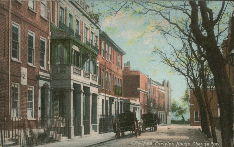 Chelsea, Carlyles Haus Cheyne Row von English Photographer