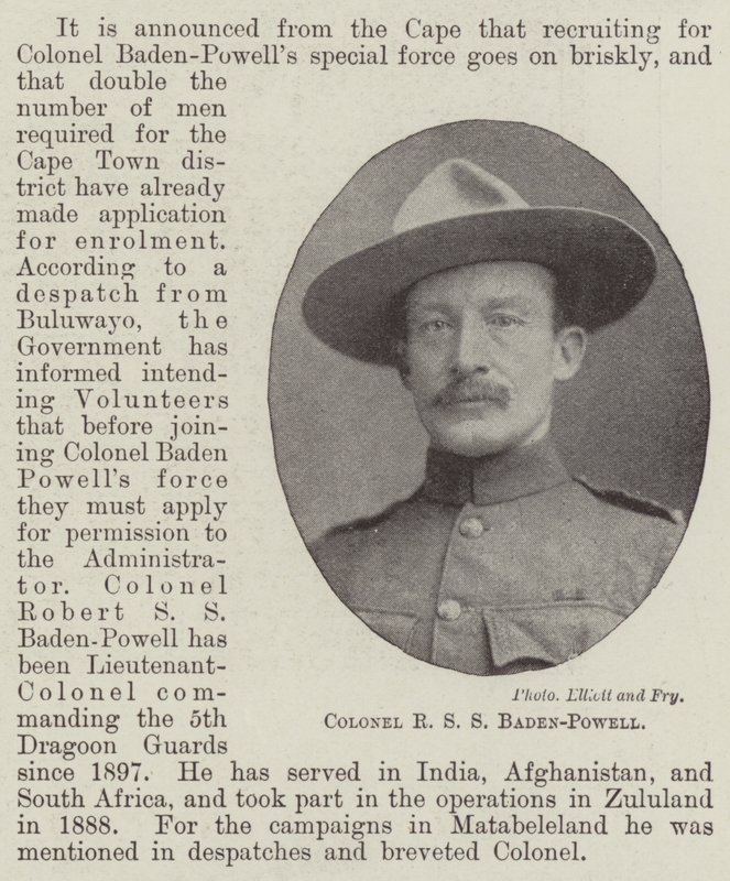Oberst R. S. S. Baden-Powell von English Photographer
