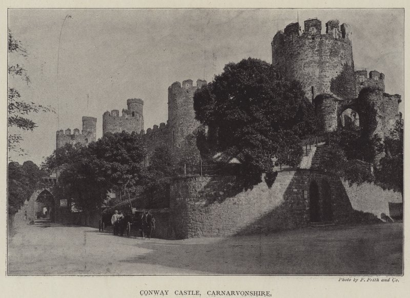 Conway Castle, Carnarvonshire von English Photographer
