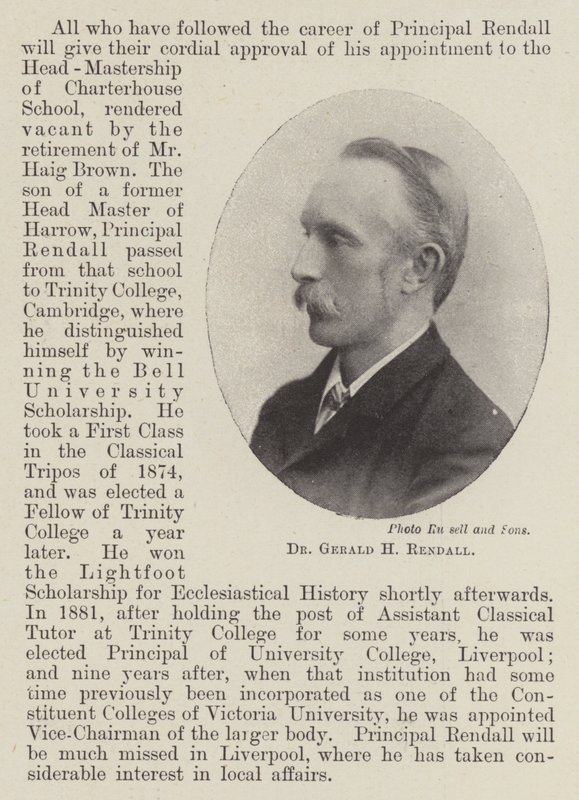 Dr. Gerald H. Rendall von English Photographer