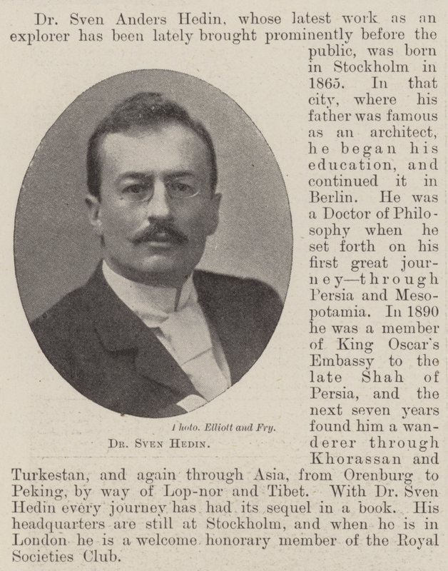 Dr. Sven Hedin von English Photographer