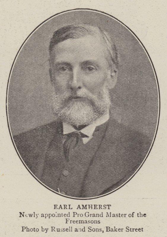 Earl Amherst von English Photographer