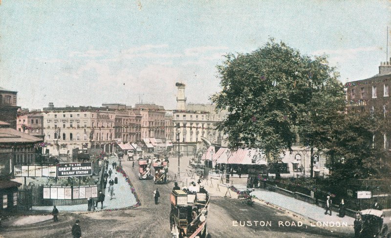 Euston Road in London von English Photographer