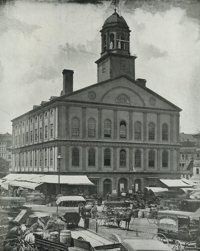 Faneuil Hall, Boston von English Photographer
