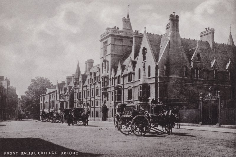 Front Baliol College, Oxford von English Photographer