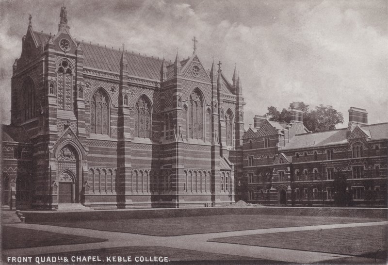 Front Quadrangle und Kapelle, Keble College von English Photographer