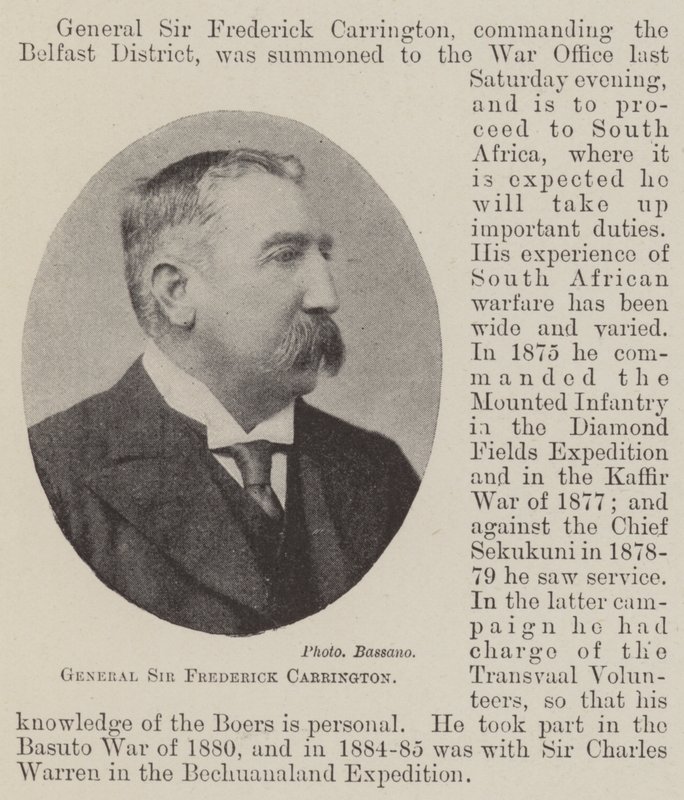 General Sir Frederick Carrington von English Photographer