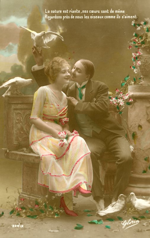 Glamour-Postkarte von English Photographer