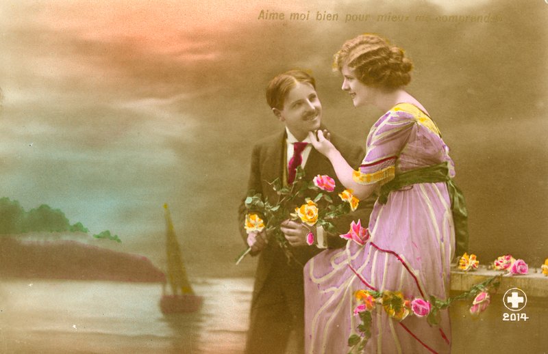 Glamour-Postkarte von English Photographer