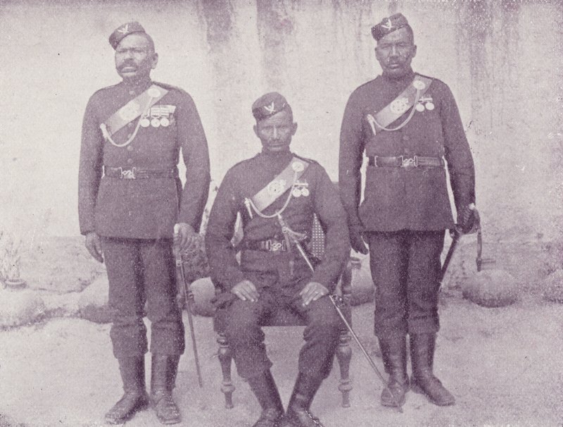 Gurkha-Offiziere von English Photographer