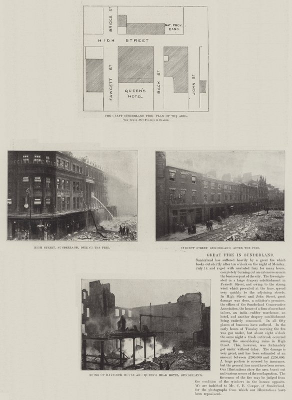 Großbrand in Sunderland von English Photographer