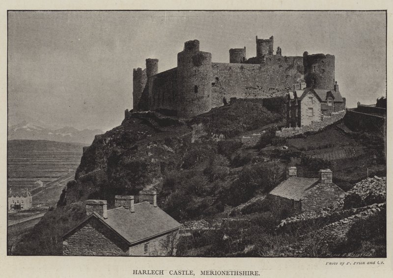 Harlech Castle, Merionethshire von English Photographer