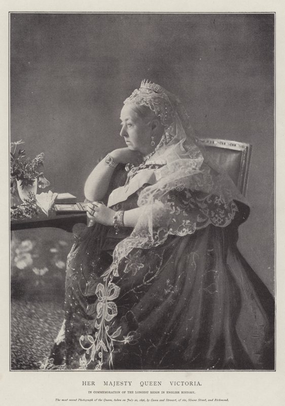 Ihre Majestät Königin Victoria von English Photographer