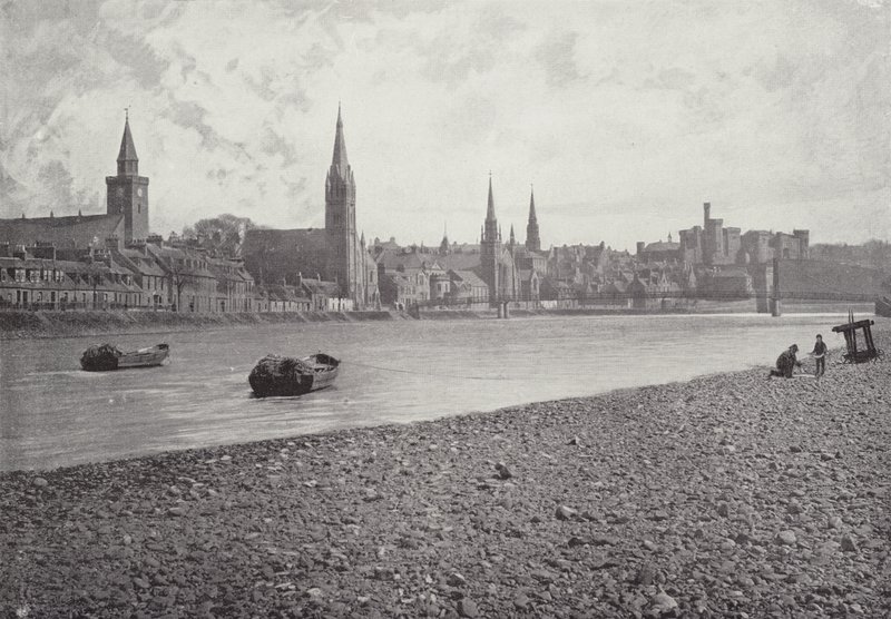 Inverness, vom Fluss von English Photographer