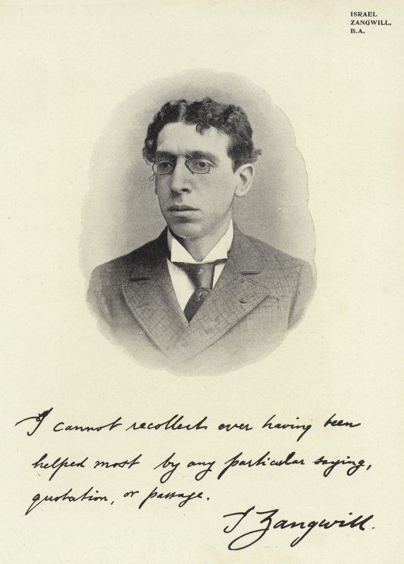 Israel Zangwill von English Photographer