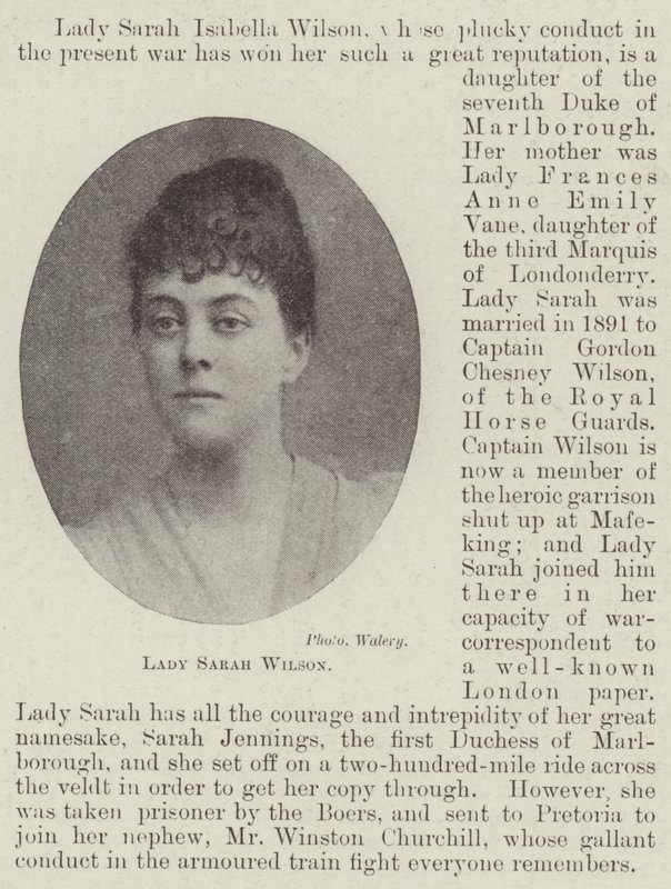 Lady Sarah Wilson von English Photographer