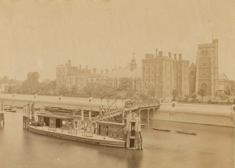 Lambeth Palace und Pier von English Photographer