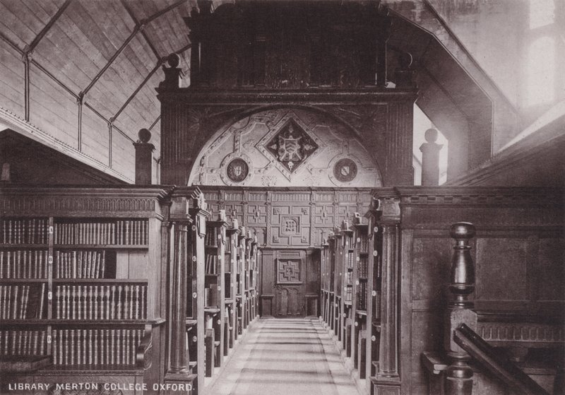 Bibliothek Merton College, Oxford von English Photographer
