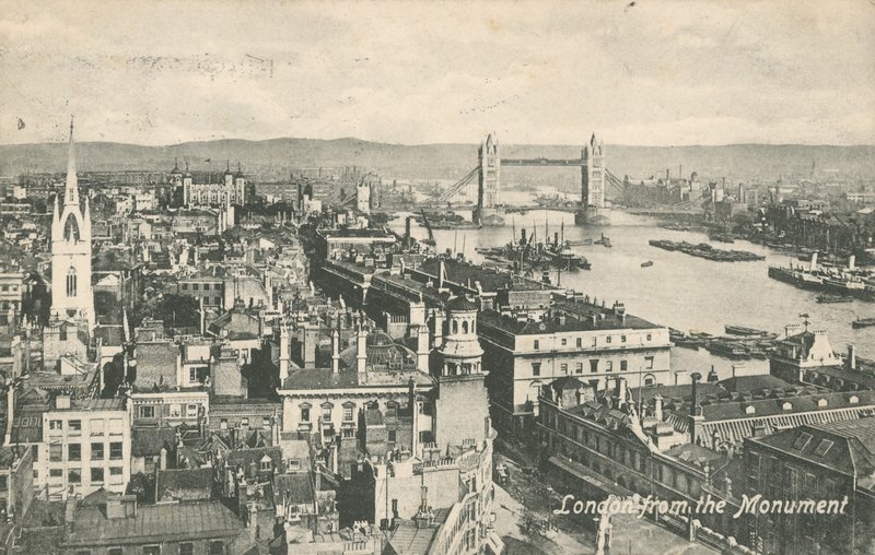 London vom Monument aus von English Photographer