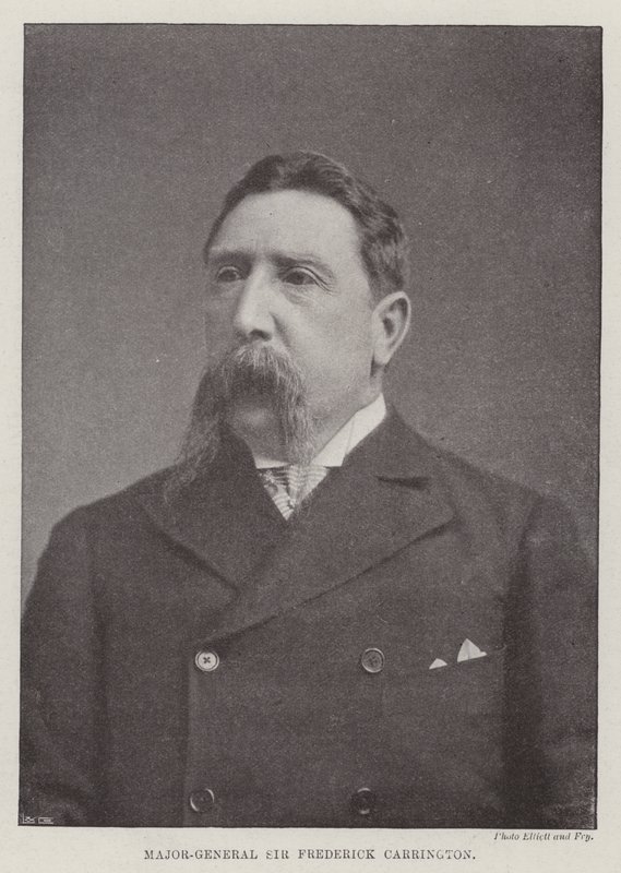 Generalmajor Sir Frederick Carrington von English Photographer