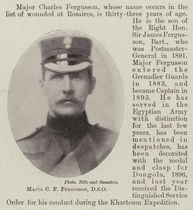 Major C F Fergusson, DSO von English Photographer