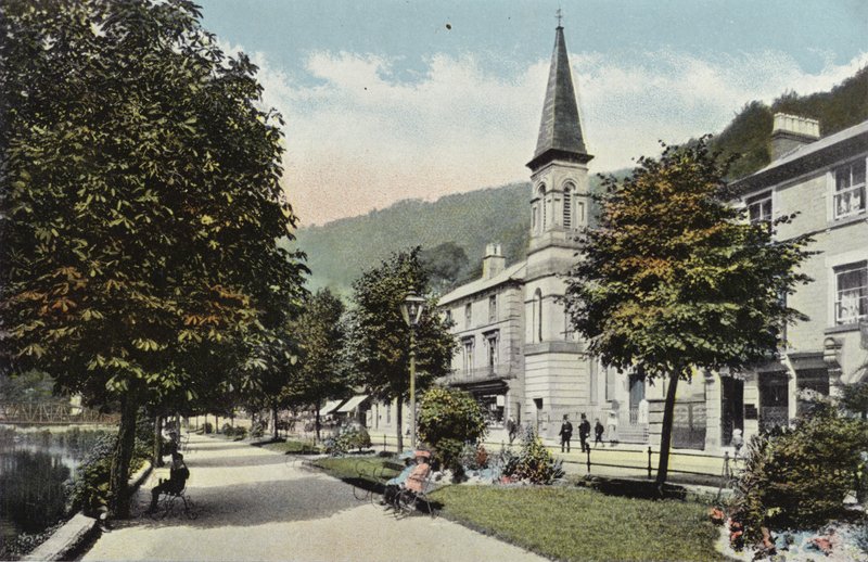 Matlock Bath, Die Promenade von English Photographer