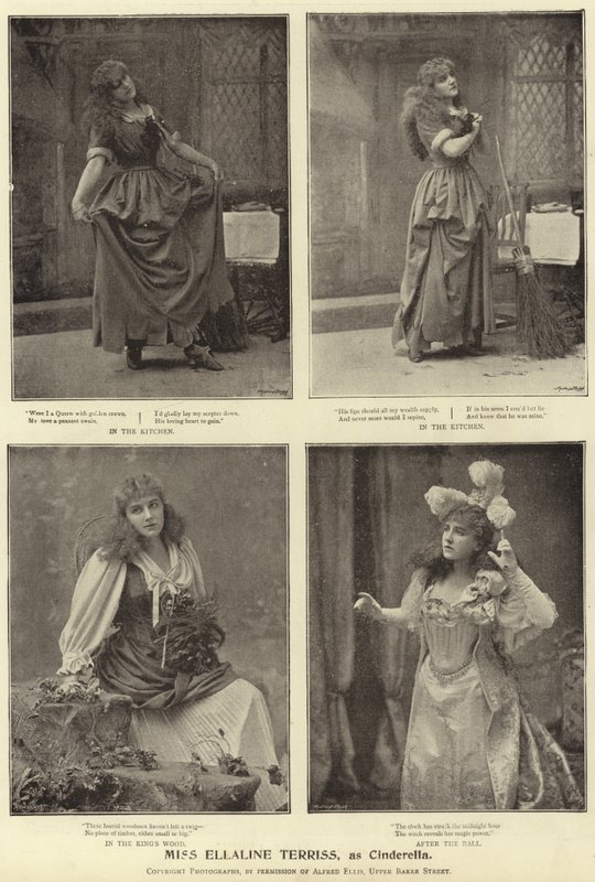 Miss Ellaline Terriss als Cinderella von English Photographer
