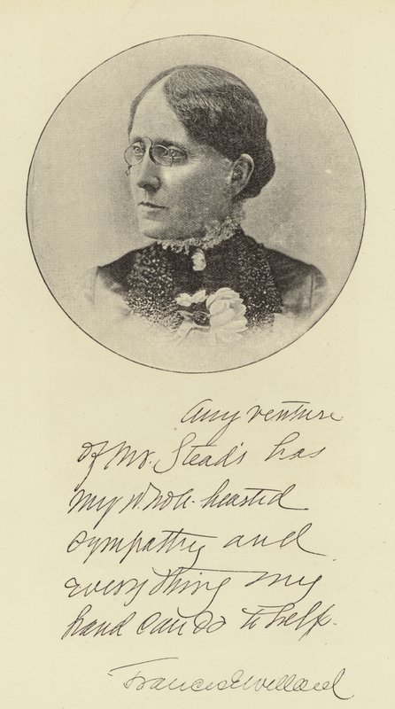 Fräulein Frances E Willard von English Photographer