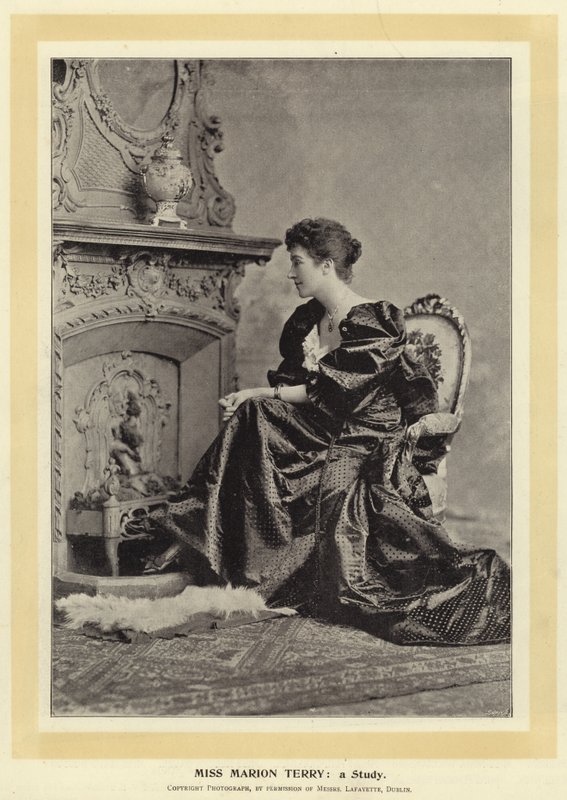 Miss Marion Terry: eine Studie von English Photographer