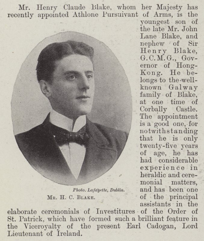 Herr H. C. Blake von English Photographer