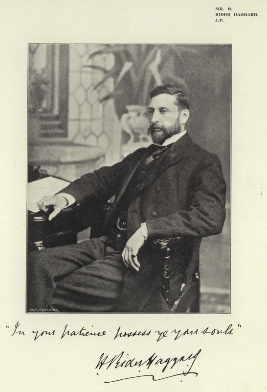 H Rider Haggard von English Photographer