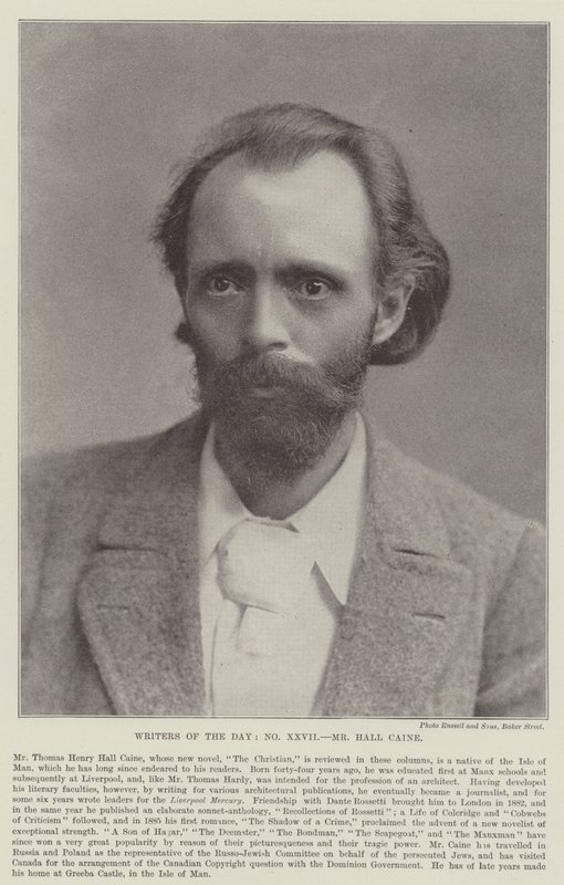 Mr. Hall Caine von English Photographer