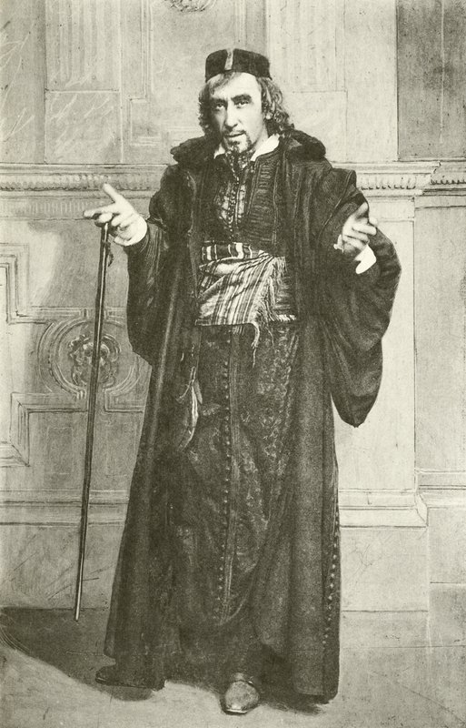 Mr Henry Irving als Shylock (Gravur) von English Photographer