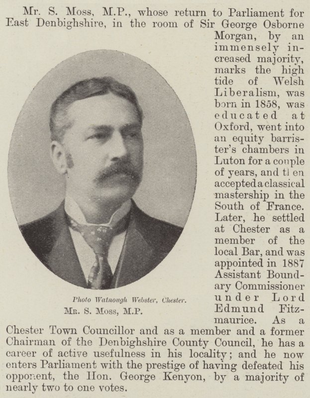 Mr. S. Moss, MP von English Photographer