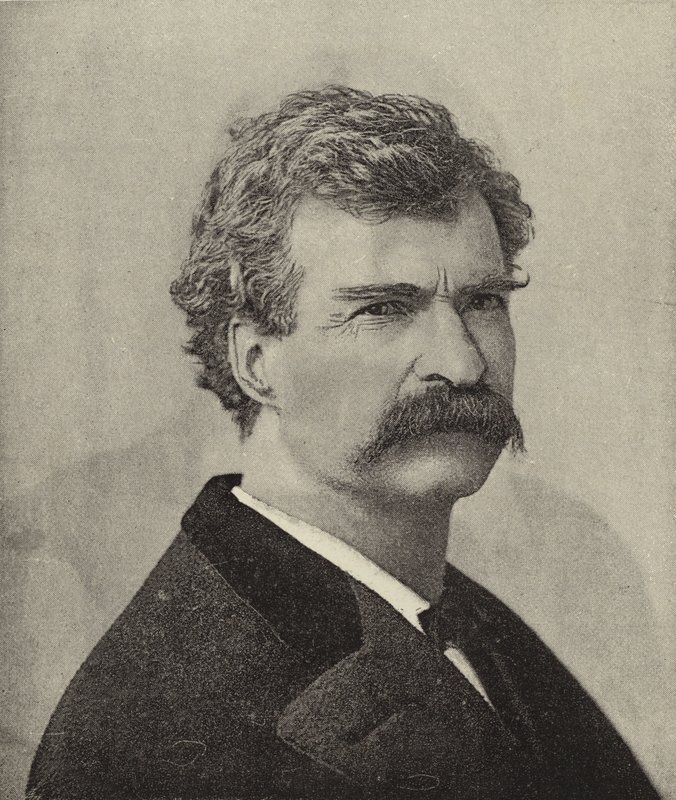 Herr Samuel Clemens (Mark Twain) von English Photographer