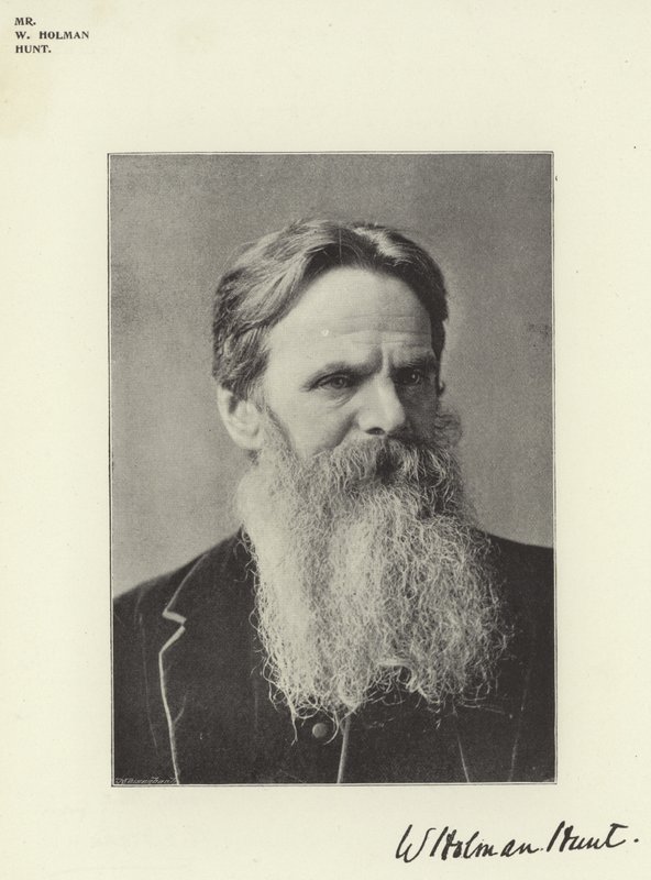 W Holman Hunt von English Photographer