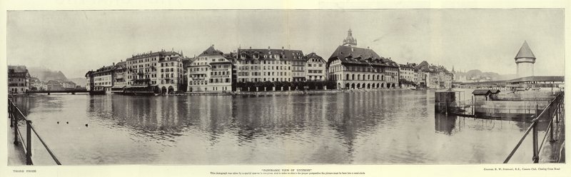 Panoramablick auf Luzern von English Photographer