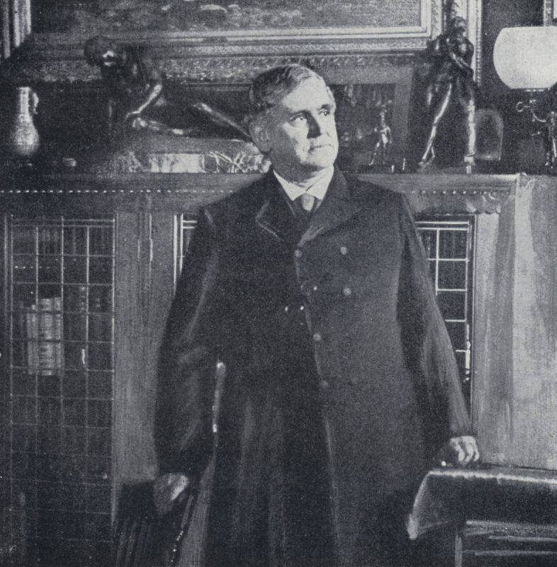 Phillips Brooks in seinem Arbeitszimmer von English Photographer