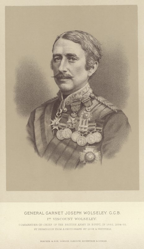 Porträt von General Garnet Joseph Wolseley von English Photographer
