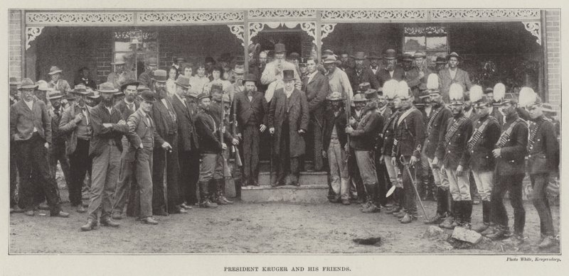 Präsident Kruger und seine Freunde von English Photographer