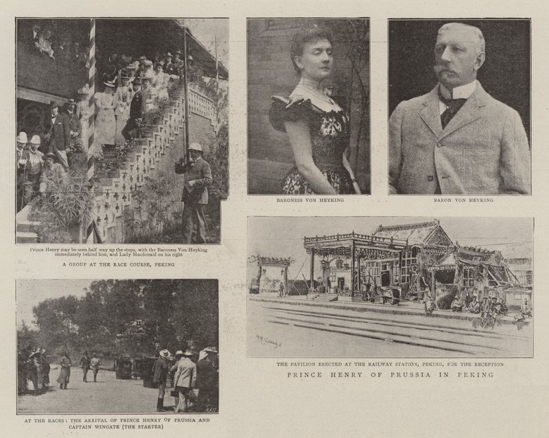 Prinz Heinrich von Preußen in Peking von English Photographer