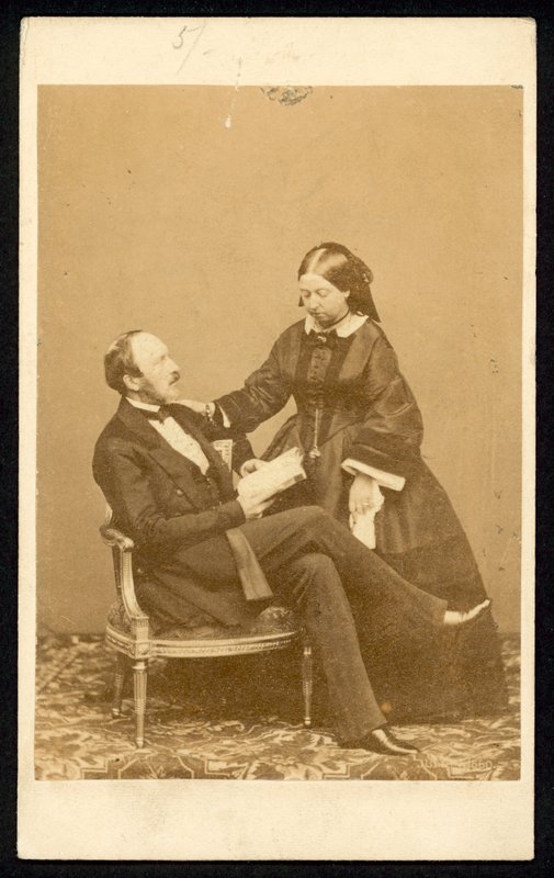 Königin Victoria und Prinz Albert von English Photographer