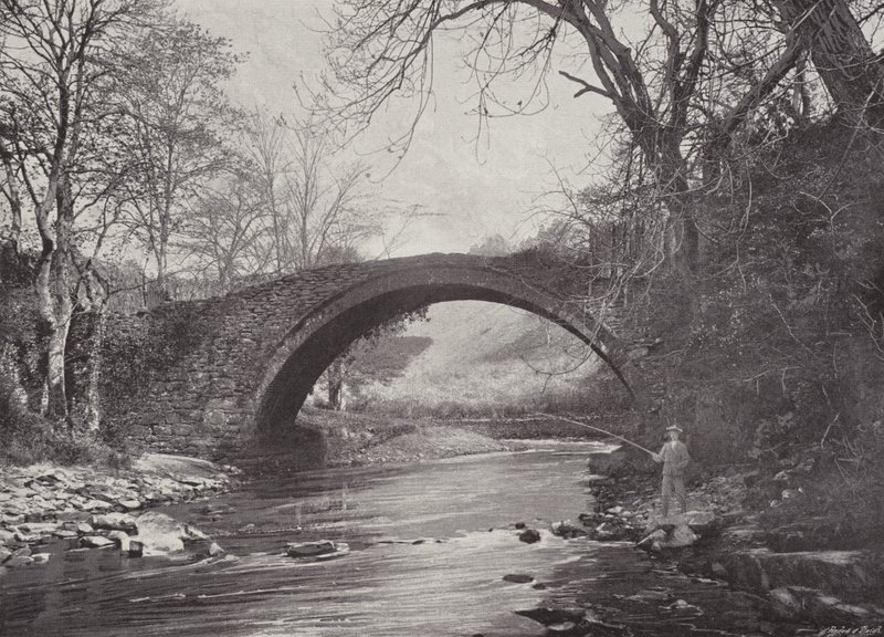 Römische Brücke, Lanark von English Photographer