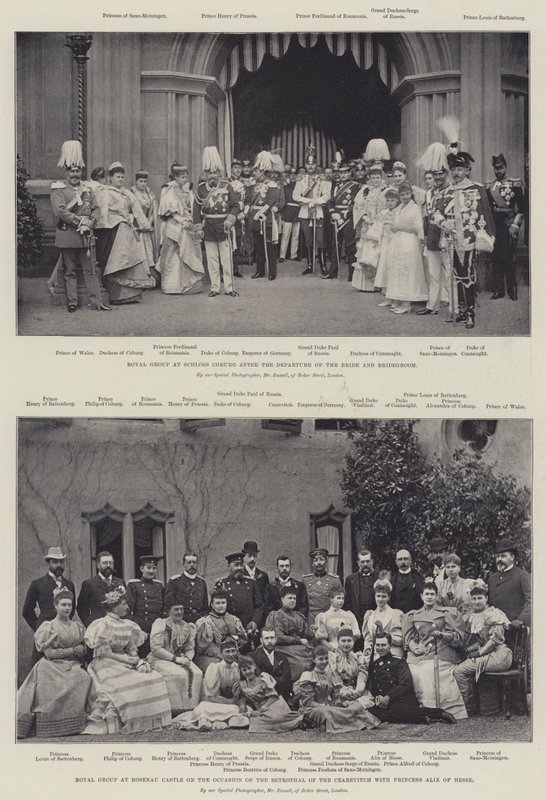 Königliche Gruppen von English Photographer