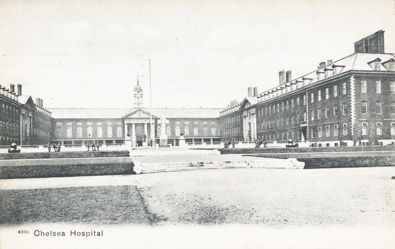 Royal Hospital Chelsea an der Royal Hospital Road von English Photographer