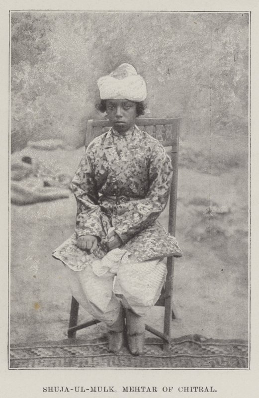 Shuja-ul-Mulk, Mehtar von Chitral von English Photographer