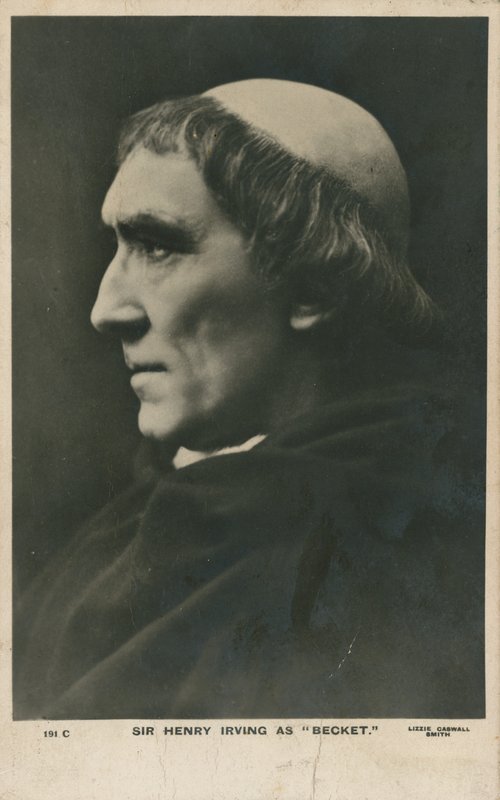 Sir Henry Irving als Becket von English Photographer